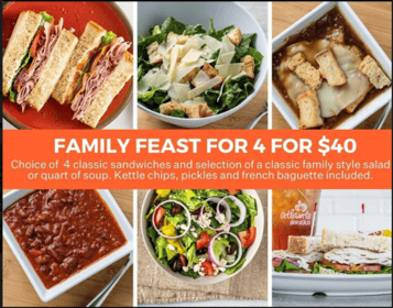 Atlanta Bread Family Meal
